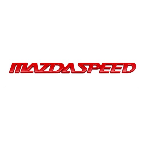 Lot De 2 Autocollants Emblème MS Mazdaspeed Pour CX-5 MX-5 Miata - Zinc Argenté Autoadhésif - Neuf