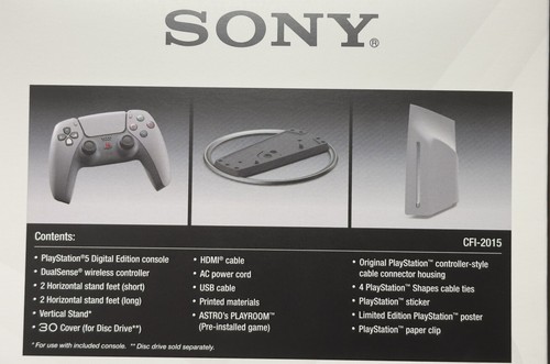 PS5 Digital 30th Anniversary Edizione Limitata Sigillata - Foto 4 di 6
