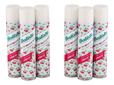 Batiste Dry Shampoo Cherry 6 Ct 6.73 oz. Dry Shampoo