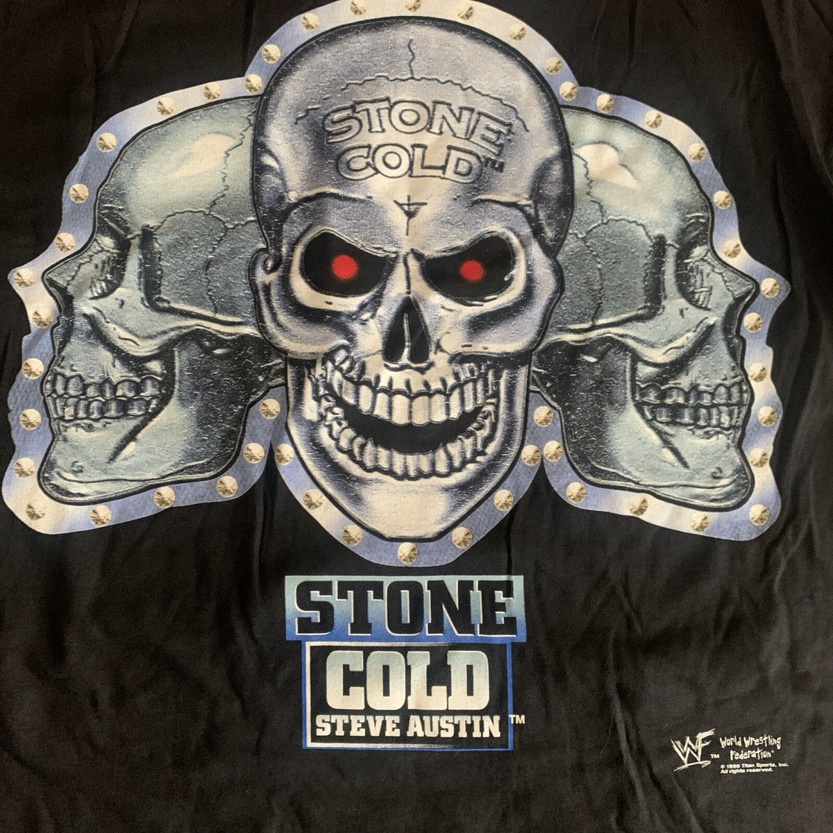 WWF WWE WCW Vintage Stone Cold Steve Austin Wrestling T Shirt Size