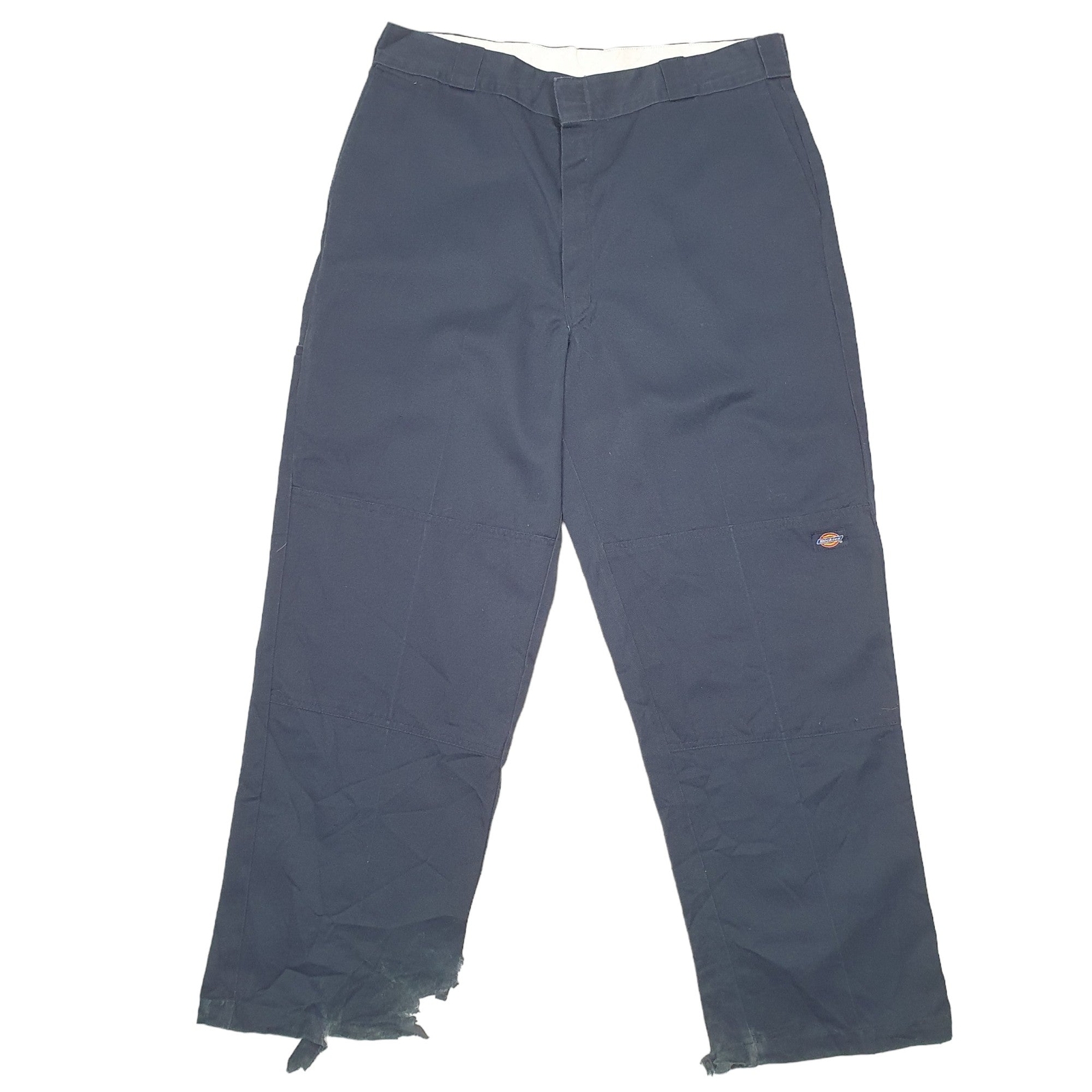 DICKIES Work Pant Chino Trousers Cotton Navy Mens W38 L32 image 2