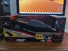 The Batman Turbo Boost Batmobile DC 1:15 Scale R/C Toy Car  Damaged Box