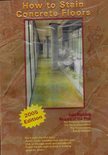 Master's Edition Concrete Stainer's Manual Acid Staining Secrets of the Pros DVD - Picture 6 of 8