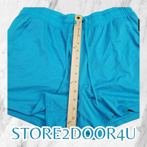 Athletic Works Girls Blue Shorts Active Mesh Running Polyester Size 14/16 XL - Picture 9 of 12