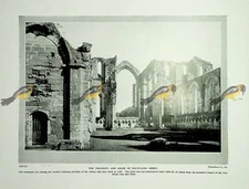 Fountains Abbey, Transept & Choir (More On Reverse), Book Illustration, c1920