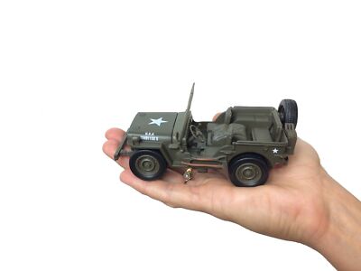 Jeep Willys U.S.A. Army Green 1/32 Diecast Model Car by New