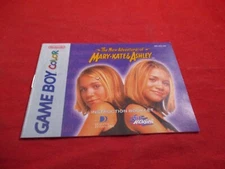 The New Adventures of Mary-Kate & Ashley Game Boy Color Instruction Manual ONLY