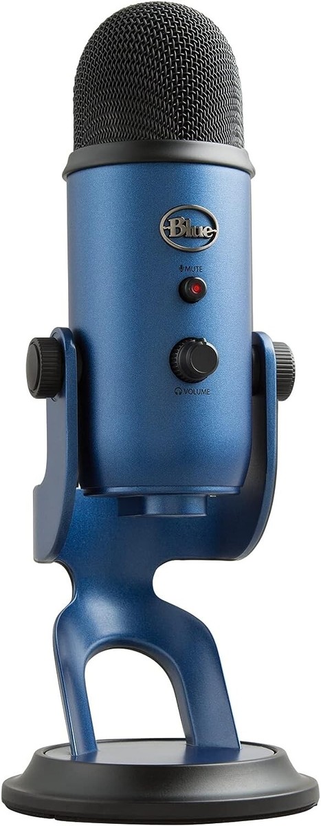 Logitech Blue Yeti Premium MultiPattern USB Condenser Microphone PC/Mac Midnight Logitech Blue Yeti Premium MultiPattern USB Condenser Microphone PC/Mac Midnight