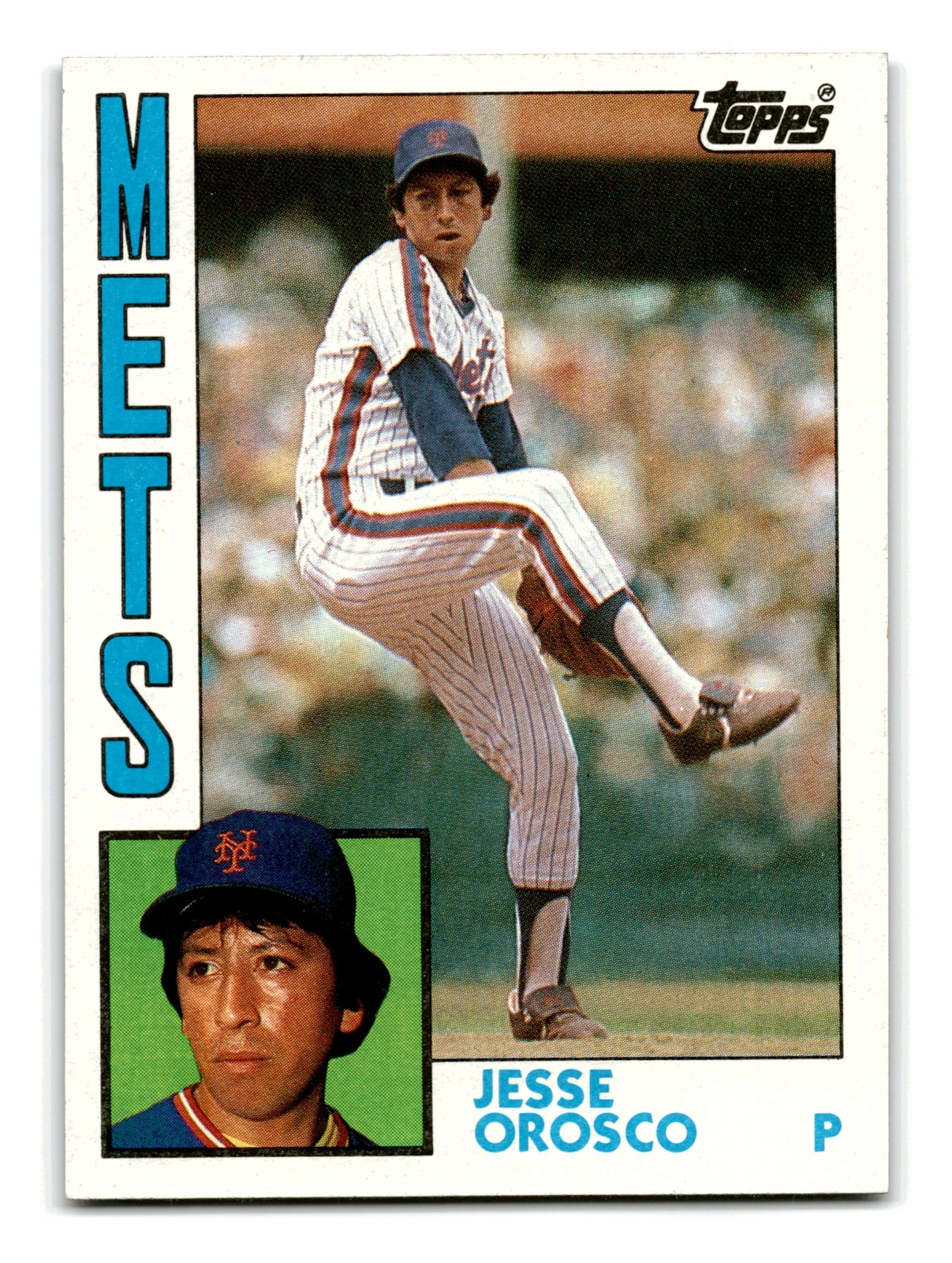 Jesse Orosco 1984 Topps #54 New York Mets Near Mint NM