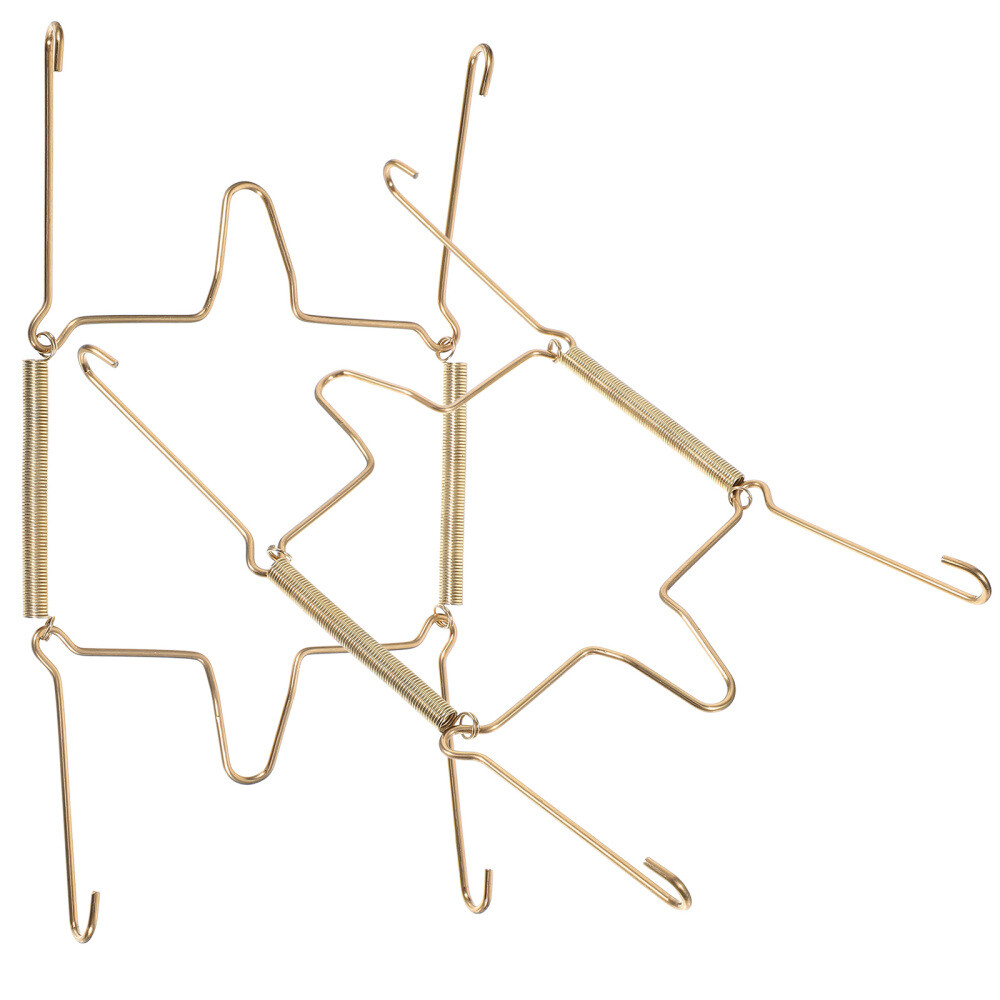 2 Pcs Spring Hanging Pan Hook Heavy Duty Wall Plate Hangers Metal eBay