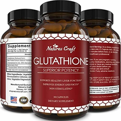 Natures Craft's Best Glutathione Supplement Natural Skin Whitening  Anti-Aging | eBay