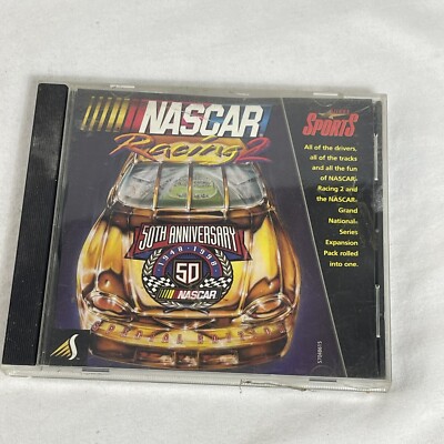 NASCAR RACING 2 GAME PC CD ROM 50th ANNIVERSARY SPECIAL EDITION 1998