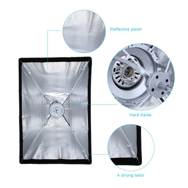 Softbox parapluie Godox 60x60cm pour flash de studio photo - 2