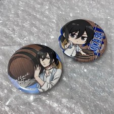 Attack on Titan Mikasa Ackerman Work Clothes Can Badge 2Piece Set