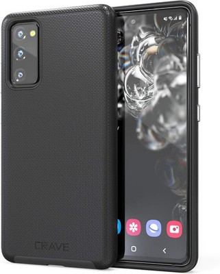 Dual Layer Shockproof Case for Samsung Galaxy S20 FE - Black Protection