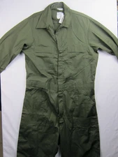 Umsc Military Green Drab Utility Coverall Size 48L Stock No: 8405-01-462-4906