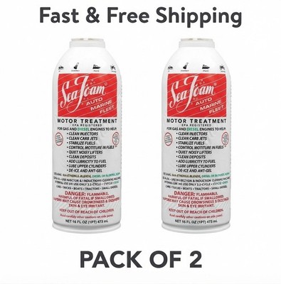 Sea Foam SF-16 Motor Treatment for Gas and Diesel Engines 16 oz. Pack Of 2