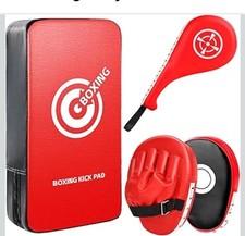 Guantoni da Punching Kick Pack Set, Cuscinetti da Boxe Focus Curvo Punching Mitts Kickboxing
