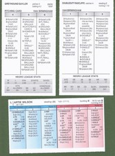 1944 Birmingham Black Barons SOM Double Duty Radcliffe Diamond Gems 23 cards