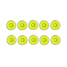 10pcs Bubble Spirit Level Degree Mark, 10x6mm Mini Circular Bullseye 10x6 Mm