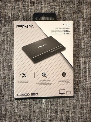 PNY CS900 1TB 2.5'' SATA III SSD 535MB/s SSD7CS900-1TB-RB w/ Original Box