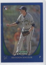 2011 Bowman Draft Chrome Blue Refractor 46/199 Brandon Kintzler #54 0b5