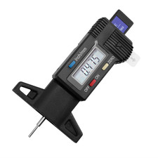 Tyre Tread Depth Gauge - 0-25.4Mm/1Inch Portable Tread Depth Checker Tyre Depth