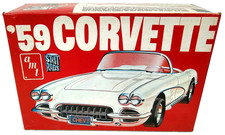 Amt 1959 Corvette Model Kit Street Rods Edition 1974 Issue Usa T393 Please Read