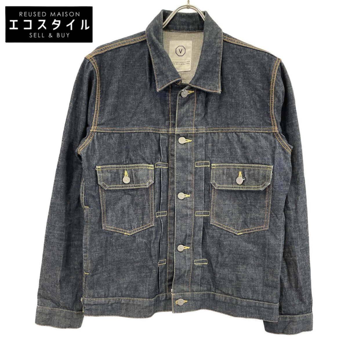 Mens Visvim VISVIM Indigo 101 2nd Denim Jacket In… - image 1