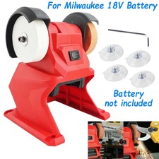 150W Cordless Bench Grinder ﻿Wood Knife Polishing Tool For Milwaukee 18V Battery