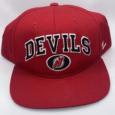 New Jersey Devils Red Zephyr Strap Back Hat 