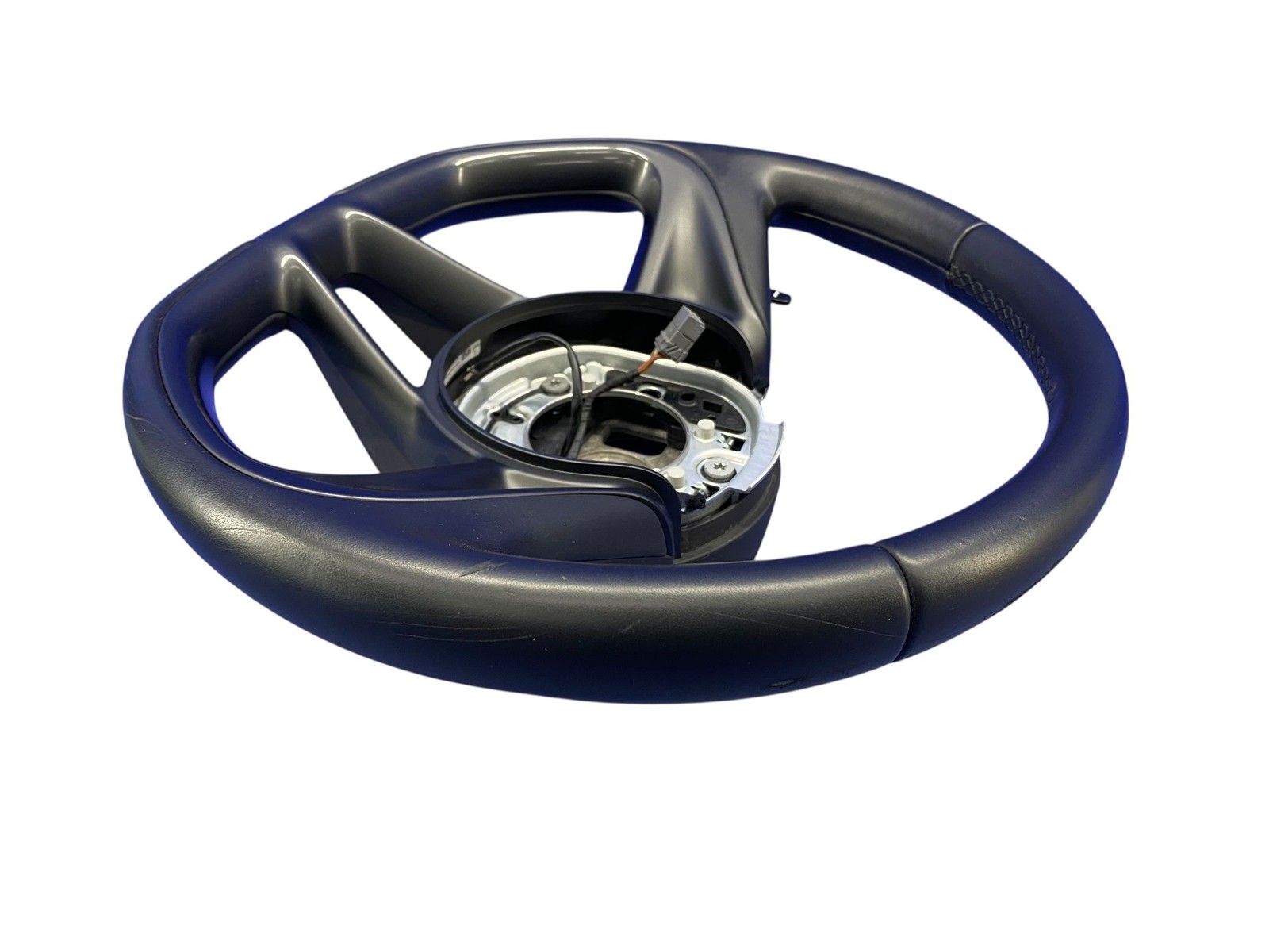 2018-2023 MCLAREN 720S FRONT LEFT DRIVER STEERING WHEEL BLACK LEATHER *SCRATCH*