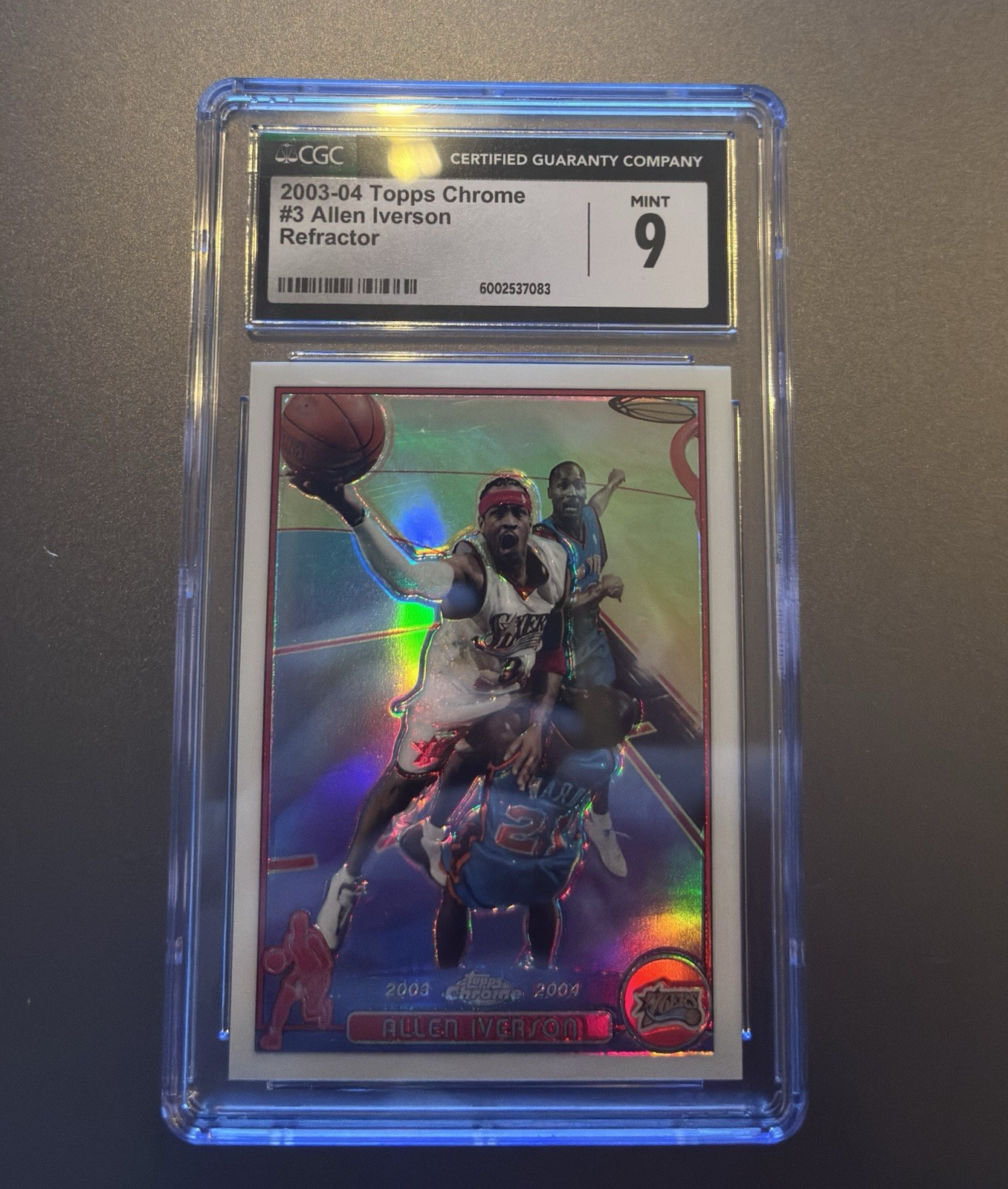 2003-04 Topps Chrome - Allen Iverson #3 Refractor