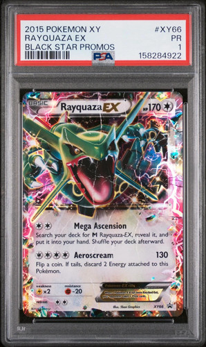 Rayquaza-EX graded PSA 1 for sale on eBay