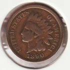 US Rare Old West 1890 Indian Head Penny Coin American Collection Shield Cent A44