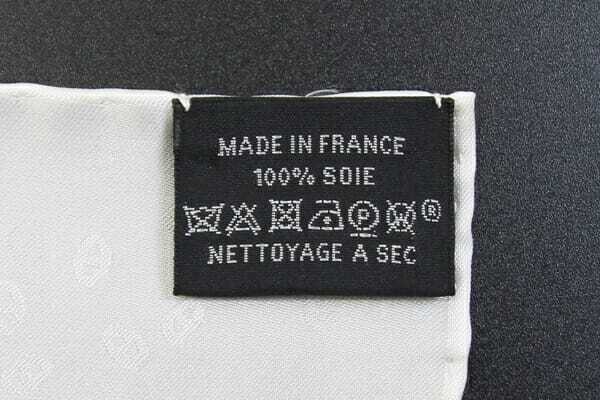 Hermès Silk Scarf Carré   Off White 100 Silk Used Petit  Cha ne d Ancre Mini Sto thumbnail 3