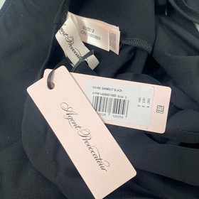 Agent Provocateur Rayne Black Swimsuit AP2 Women's Size Small NWT $250