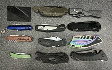 Lot Of 12 Pocket Knives Gerber, Cabela’s