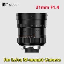 Thypoch Simera 21mm F1.4 MF Full Frame Manual Focus Lens for Leica M-mount Black