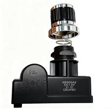 MCAMPAS 2 Outlets Electronic Spark Igniter, Chrome Coated Tact Switch Spark...