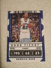 2020-21 Contenders Draft Picks Game Ticket Purple #4 Derrick Rose Variation 