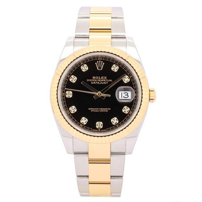 Rolex Datejust 41 126333 Stahl/Gold Diamond-Black Dial  Dif 34563 AVS18822