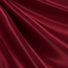 Eliza CRANBERRY Shiny Heavy Bridal Wedding Satin Fabric by the Yard - 10009