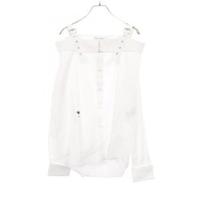 Christian Dior BEE Embroidered off-shoulder Shirt Blouse F34 cotton White Used