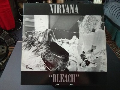 Nirvana Duo Bleach TUP LP6 1989 UK Original British Release/In Utero Pic Disc