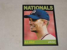 2013 Topps Heritage Black Border #206 A J Cole 86/96