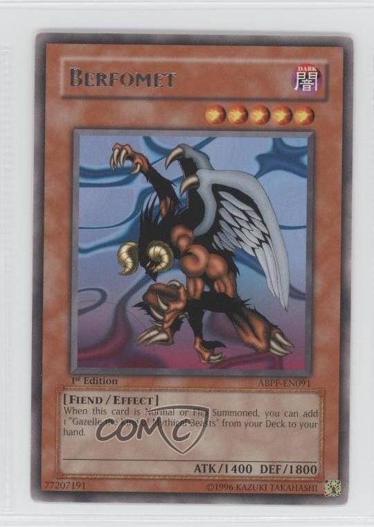 Berfomet (Rare) 1st Ed. YuGiOh Absolute Powerforce #ABPF-EN091 2010