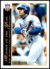 Eric Karros 1993 Score #486 Dodgers MLB READ FREE SHIPPING AutographDen