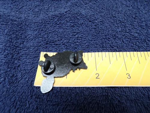 TOP "MITTERNACHT" SCHWARZE KATZE EMAILLE METALL ANSTECKNADEL - Bild 5 von 5
