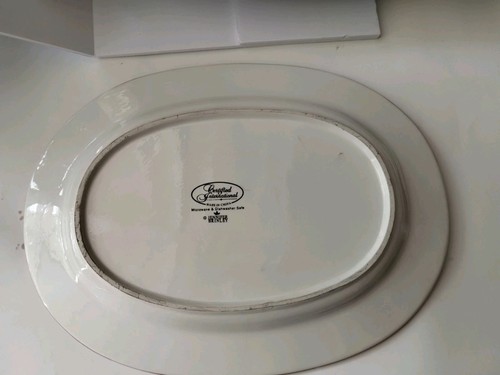 3 Vtg Certified Intl. Jennifer Brinley Large Chef Pasta Serving Platter 19.5 " - Picture 7 of 8